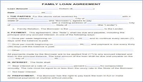 How do I report interest on a family loan?